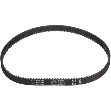 HTD-5M Rubber Timing Belt, 120 Tooth Closed Loop Synchronous Drive Belts for 3D Printer Pulleys, 600x15x3.6mm (Length x Width x Height) (1/5)
