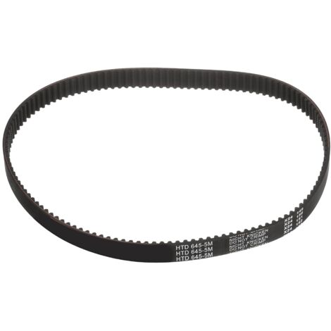 HTD-5M Rubber Timing Belt, 129 Tooth Closed Loop Synchronous Drive Belts for 3D Printer Pulleys, 645x15x3.6mm (Length x Width x Height) (1/5)