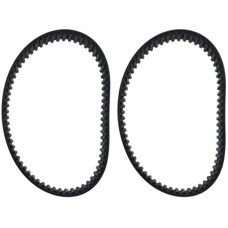 2610389040 HTD201-3M Pack of 2 67-tooth closed-loop rubber drive belts compatible with SKIL 1500 1500H 1500H1 (1/5)