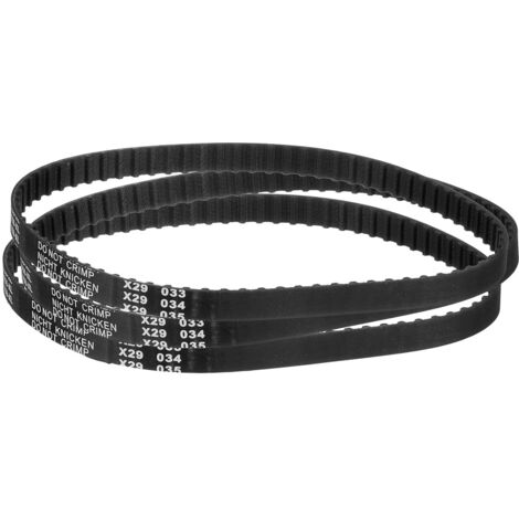 3Pcs 150XL 037 Timing Belt, 75 Teeth, Black Notched Rubber, 10mm Width, 5.08mm Pitch, Timing Belt for 3D Printer (1/5)