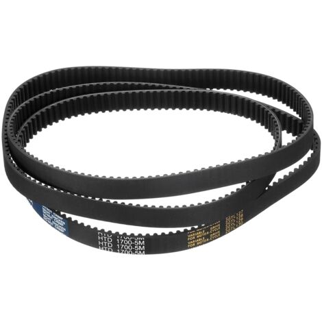 HTD-5M Rubber Timing Belt, 340 Tooth Closed Loop Synchronous Drive Belts for 3D Printer Pulleys, 1700x15x3.6mm (Length x Width x Height) (1/5)