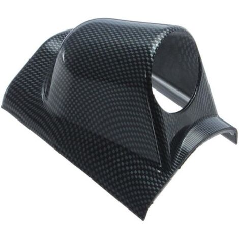 2" 52mm Universal Car Gauge Bracket Single Side Hole Dashboard Gauge Holder Cup Holder Mount Carbon Fiber (1/5)