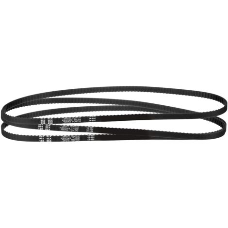 3Pcs 304XL 037 Timing Belt 152 Teeth Black Rubber Toothed Timing Belt, 10mm Width, 5.08mm Pitch, Timing Belt for 3D Printer (1/5)