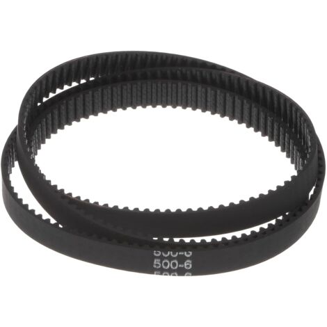 2Pcs 2Gt Closed Loop Rubber Timing Belt 500-2Gt-6, 6 mm Width x 500 mm Length (1/5)