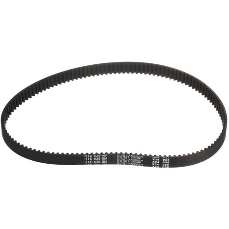 HTD-5M Rubber Timing Belt, 127 Tooth Closed Loop Synchronous Drive Belts for 3D Printer Pulleys, 635x15x3.6mm (Length x Width x Height) (1/5)