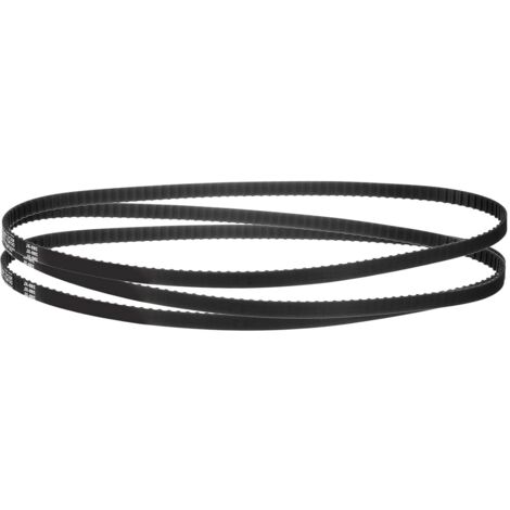 3Pcs 280XL 037 Timing Belt 140 Teeth Black Rubber Toothed Timing Belt, 10mm Width, 5.08mm Pitch, Timing Belt for 3D Printer (1/5)