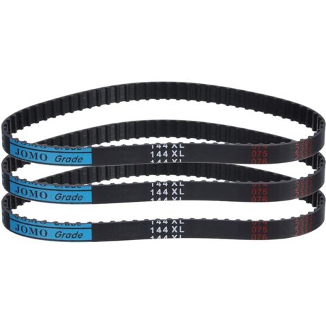 Pcs 144XL 037 Timing Belt 72 Teeth Rubber Toothed Gear Belt, Width 0.37", Pitch 0.20" Timing Belt (1/5)