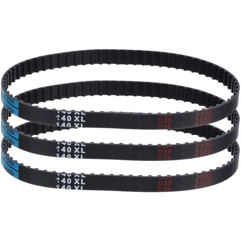 Pcs 140XL 037 Timing Belt 70 Teeth Rubber Toothed Gear Belt, Width 0.37", Pitch 0.20" Timing Belt (1/5)