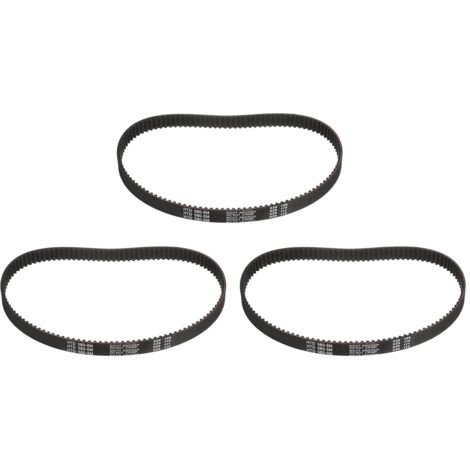 3pcs HTD-5M Rubber Timing Belt, 116 Tooth Closed Loop Synchronous Drive Belts for 3D Printer Pulleys, 580x15x3.6mm (Length x Width x Height) (1/5)