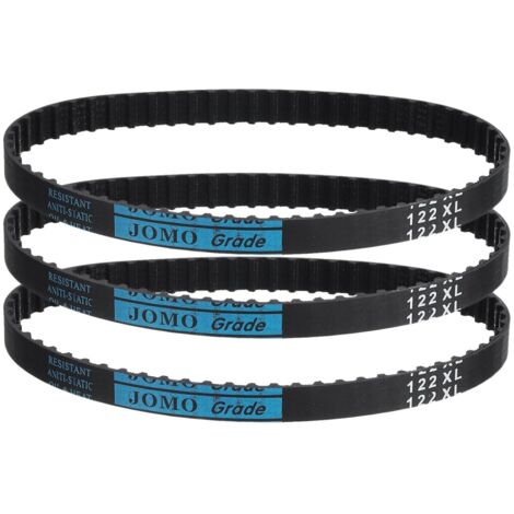 Pcs 122XL 037 Timing Belt 61 Teeth Rubber Toothed Gear Belt, Width 0.37", Pitch 0.20" Timing Belt (1/5)