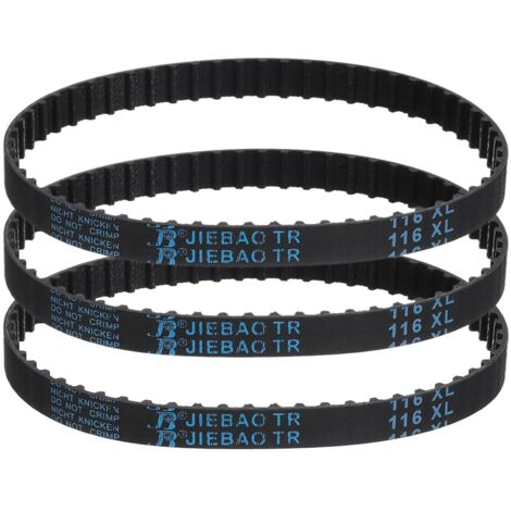 Pcs 116XL 037 Timing Belt 58 Teeth Rubber Toothed Gear Belt, Width 0.37", Pitch 0.20" Timing Belt (1/5)