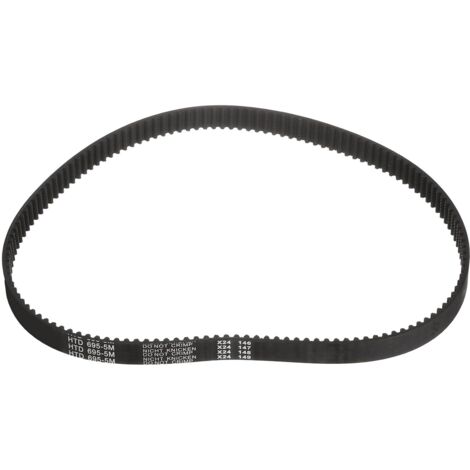 HTD-5M Rubber Timing Belt, 139 Tooth Closed Loop Synchronous Drive Belts for 3D Printer Pulleys, 695x15x3.6mm (Length x Width x Height) (1/5)