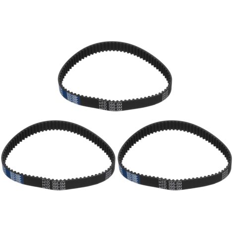 3pcs HTD-5M Rubber Timing Belt, 79 Tooth Closed Loop Synchronous Drive Belts for 3D Printer Pulleys, 395x15x3.6mm (Length x Width x Height) (1/5)