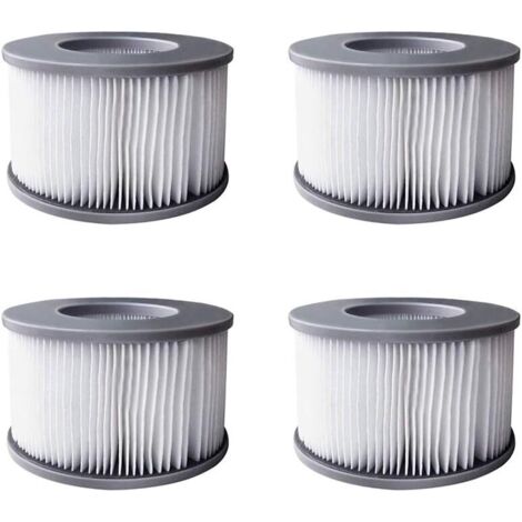 4pcs Hot Tub Filters for MSpa Inflatable Pools, Filter Cartridge Pump, Upgraded Version for MSPA and All Current Spas (1/5)