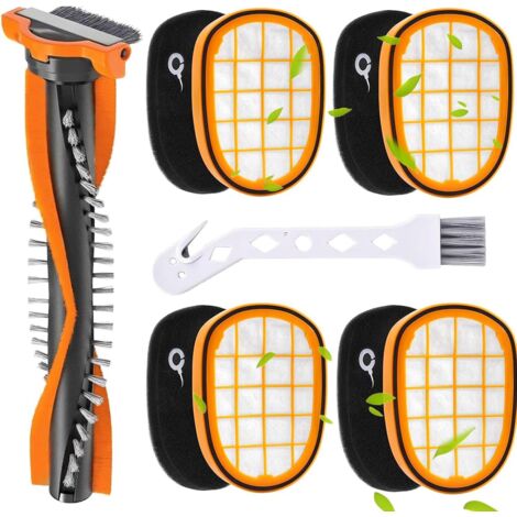 6-Piece Vacuum Cleaner Filter Set for Philips Speedpro Max Replacement Parts, FC5005/01 HEPA Filters Accessories Compatible with Philips FC6728/FC6727/FC6822/FC6812, 7000 Series 8000 Series (1/5)