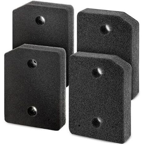 Pack of 4 filters for Miele T1 9164761 tumble dryer - Heat pump - 207 x 157 x 30 mm - Replacement sponge filter for Miele T1 Series - Replacement sponge filter (1/5)