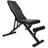 DASCK - Banc de Musculation Pliable Réglable 7 Niveaux, Support jusqu'à 250 kg Banc de Musculation Professionnel pour Maison