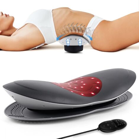 Back massager, electric lumbar massager, electric lumbar traction device, back massager, vibration massager and air cushion