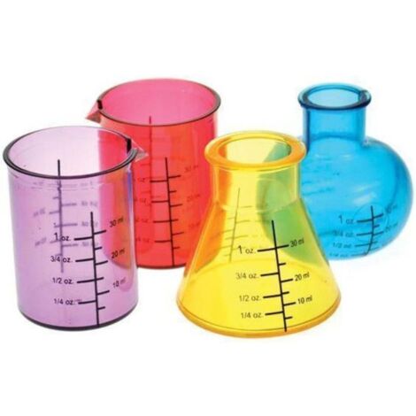 Verres Shooter - FUORI DAL BLU - Chimica - 50ml - Trasparente - Lotto di 4 (1/5)