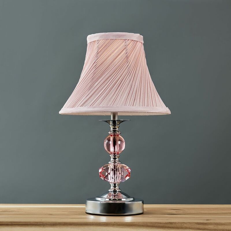 Pink and deals grey bedside lamps