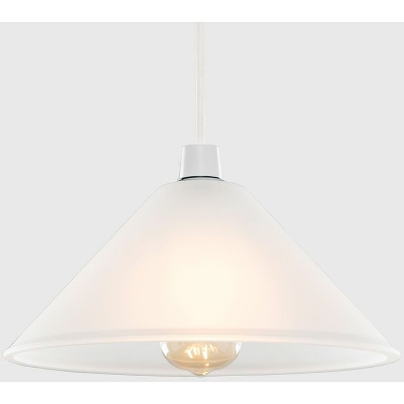 White Frosted Glass Ceiling Light Shade - White Frosted Glass Ceiling Light Shade