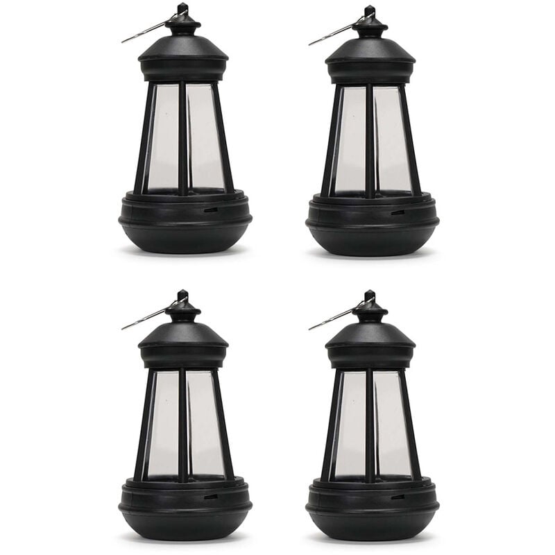 Black exterior online lanterns