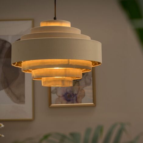 Sette Cream Ceiling Pendant Shade