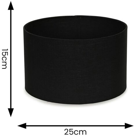 Reni Black Fabric Small Ceiling Pendant Lamp Shade