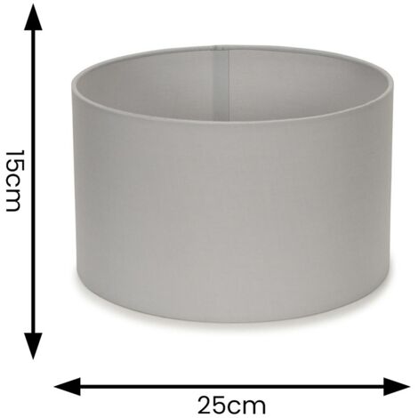 Reni Grey Fabric Small Ceiling Pendant Lamp Shade