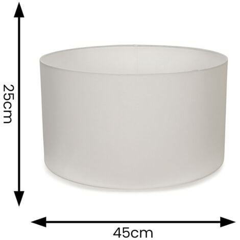 Reni White Fabric Large Ceiling Pendant Lamp Shade