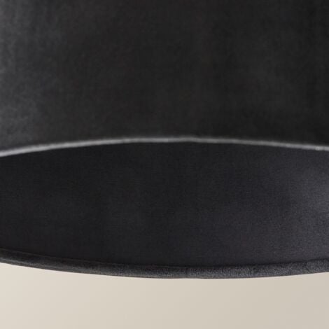 Reni Black Velvet Small Ceiling Pendant Lamp Shade
