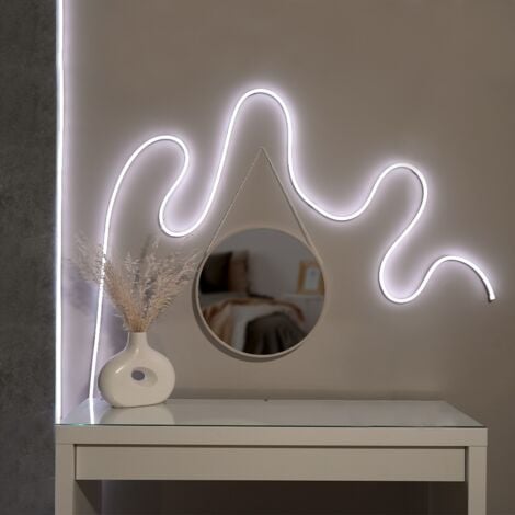 RGBIC 5M Smart Rope Light, WiFi App Control, Music Sync Colour Changing LED Lights, Neon Strip Light