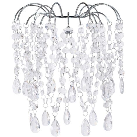 Blanche Easy Fit Acrylic Jewel Droplet Chandelier Ceiling Light Shade
