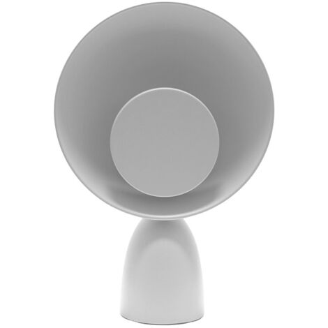 Saffy Matt Grey Metal Integrated LED Metallic Shade Table Lamp