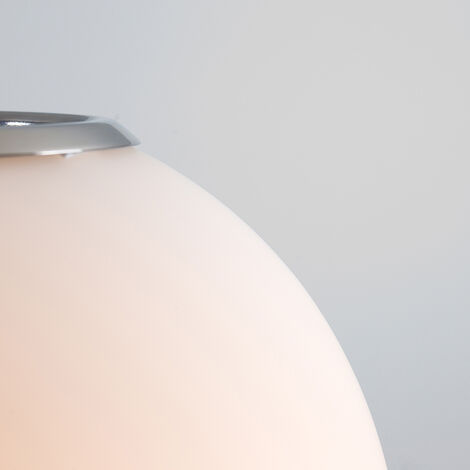 LED Ceiling Pendant Shade Frosted Glass Globe - E27 LED Bulb