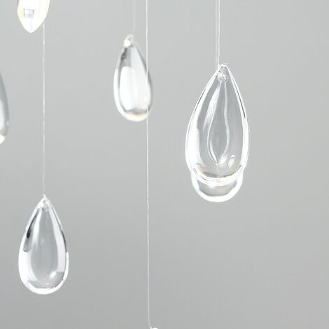 Childrens Bedroom Rain Cloud Ceiling Pendant Light Shade - Add LED Bulb