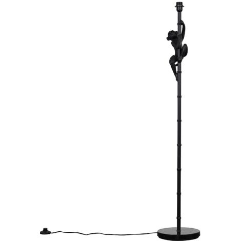 Hanging Monkey Animal Quirky Modern Black Floor Lamp Base