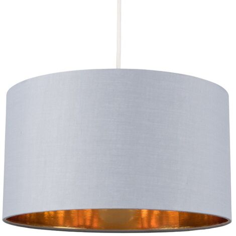 Reni Grey and Gold Large Ceiling Pendant Light Shade