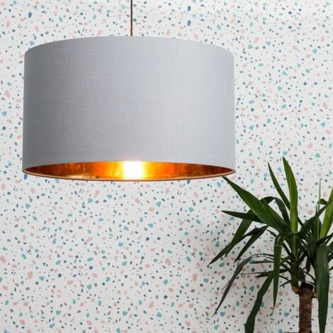 Reni Grey and Gold X-Large Ceiling Pendant Light Shade
