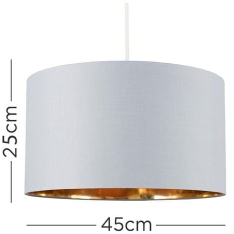 Reni Grey and Gold X-Large Ceiling Pendant Light Shade