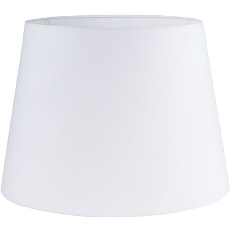 Aspen Modern White Fabric Table Floor Light Shade