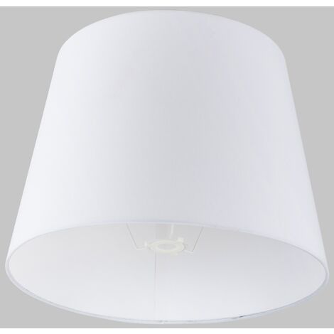 Aspen Modern White Fabric Table Floor Light Shade