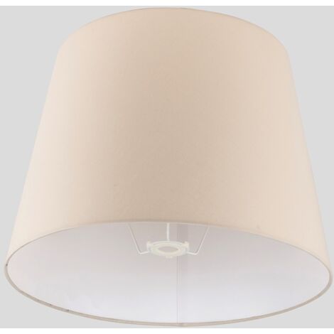 Aspen Modern Beige Fabric Table Floor Light Shade