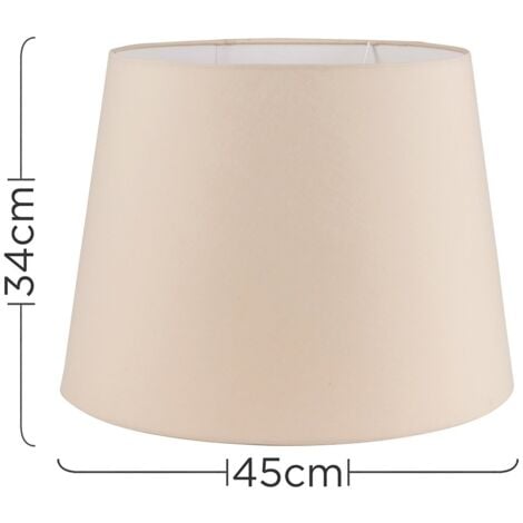 Aspen Modern Beige Fabric Table Floor Light Shade
