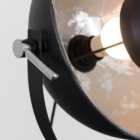 Morpho Retro Photography Style Tripod Floor Lamp In Black Metal Finish - Includes 6w LED Bulb 3000K Warm White