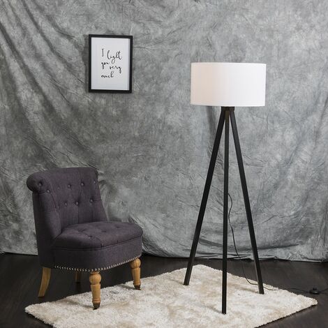 Barbro Tripod Reni Black Floor Lamp