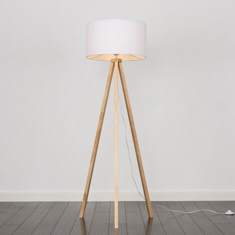 Barbro Tripod Brown Floor Lamp