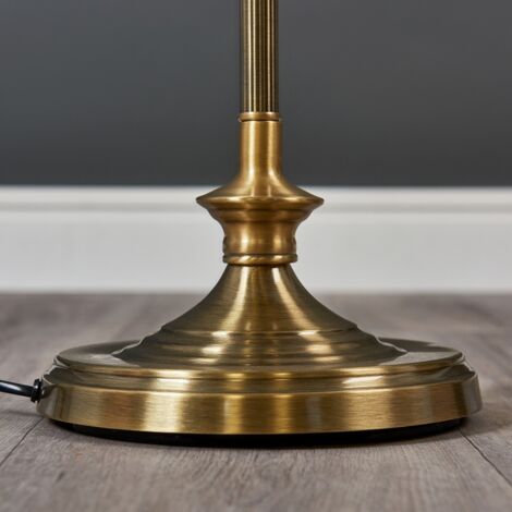 Belmont Antique Brass Traditional Floor Lamp Base