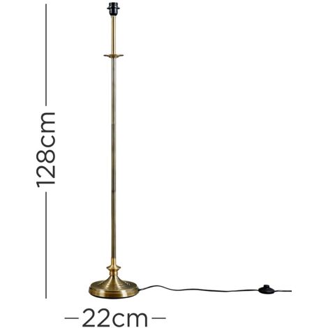 Belmont Antique Brass Traditional Floor Lamp Base