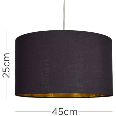 Reni Black and Gold X-Large Ceiling Pendant Lamp Shade